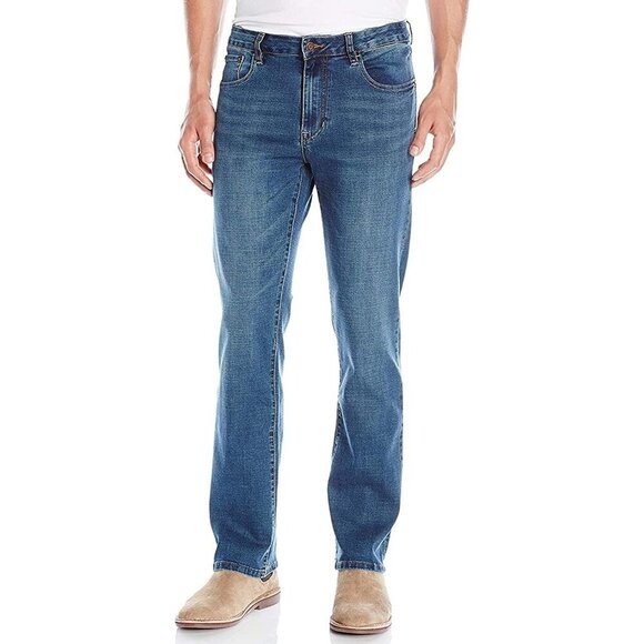 NWOT Izod Men's 32x30 Saltwater Jeans Straight Fit Blue Denim - Picture 1 of 7